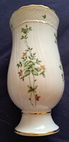 Hollóházi Erika mintás váza, 25 cm