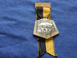 1971. 2. Int. Härtsfeld Volksmarsch SV Ebnat 20 km, Härtfeldbahn - német medál szalaggal