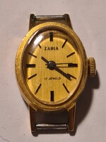 Zaria 17 Jewels orosz női arany színű karóra szíj nélkül