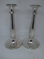 13 latos antik ezüst bécsi gyertyatartó pár 1835