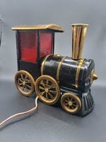 Ritka Vintage Szovjet Mozdony Éjjeli Lámpa (1950-60-as évek)