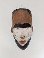 Antik maszk afrikai fa Bakongo népcsoport Kongó afrikanische Maske D705 926 6425