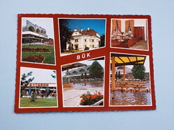 Képeslap (20) - Bük - Gyógyfürdő és a Kastély Szálló (Szapáry kastély) 1970-es évek