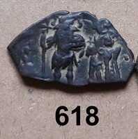 Bizánci érme - leírás a szövegben