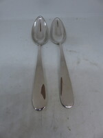 2 db 13 latos antik ezüst kolozsvári evőkanál