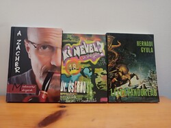 Dr. Zacher Gábor,Hernádi Gyula,Dr. Csernus Imre könyvek.