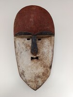 Antik afrikai maszk Vuvi népcsoport Kongó Africká maska afrikanische Maske D79 923 6435