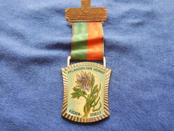 1972. 2. Int. Wandertage Auernheim Pflanzen der Heimet Küchen-íschelle - német medál szalaggal