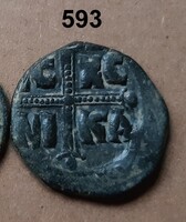 Bizánci érme - leírás a szövegben