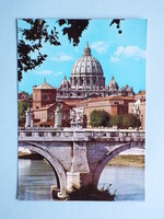 Képeslap (20) - Olaszország - Róma - Szent Péter bazilika 1960-as évek