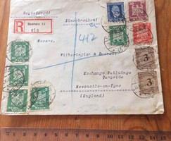 Ajánlott német boriték harmadik birodalom Deutsches Reich sasos bélyegek ritka inflációs 1928