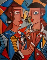 Olena Blinnikova- Torreádor -olaj, vászon