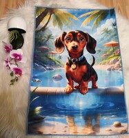 40x57cm. Tacsis konyharuha, vagy kéztörlő, új