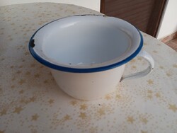 Retro Lampart zománcozott gyerek éjjeliedény /bili  (16 cm) eladó!