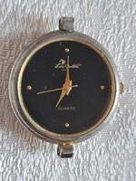 Luis Santini fekete kvarc karóra arany színű mutatókkal szíj nélkül