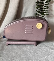 Klasszikus magyar Lemezárugyár mályva lila fényezésű bogárhátú diavetítő retro gyermekjáték