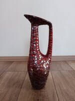 Régi Zsolnay modern repesztett eozin mázas kiöntő