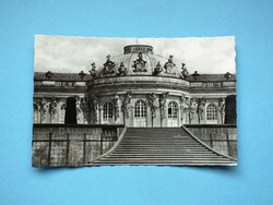 Képeslap (21) - Németország (NDK) - Potsdam - Sanssouci kastély 1960-as évek - (9x14 cm)