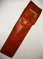Régi német HOHNER MELODY 9676 műanyag furulya szétszedhető fúvós hangszer tokjával