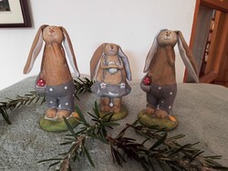 Kerámia húsvéti nyulak