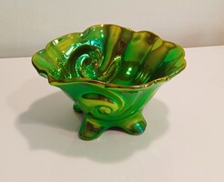 Zsolnay eozin csigás tál