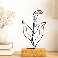 Gyöngyvirág drótból - kézműves lakásdekoráció és maradandó, virágos ajándék