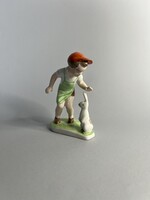 Ritka festésű aquincumi kisfiú nyuszival