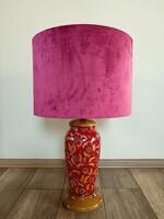 Antique Zsolnay Persian pattern eosin lamp