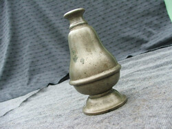 Antik alpaka eszköz  sótartó