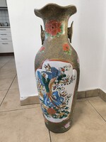 Főnix madaras gyönyörű porcelán padlóváza  eladó!