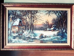 BARNÓCZKY GYÖRGY: VIZIMALOM  Tájkép