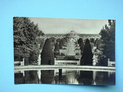 Képeslap (21) - Németország (NDK) - Potsdam - Sanssouci kastély 1960-as évek - (9x14 cm)