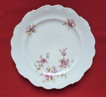 Bavaria német porcelán tányér kistányér süteményes virág mintával