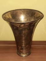 Ezüstözött új virág váza ( Hoff Interieur )  24 cm