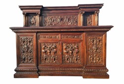 Frissen felújított antik reneszánsz stílusú tálaló B338