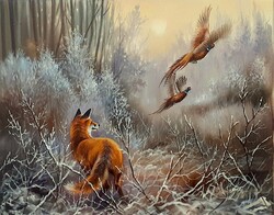 Dabronaki Lekésett vacsora 40x50 cm olaj-vászon