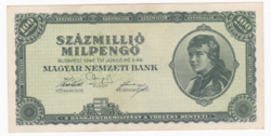 Százmillió Milpengő - ropogós állapotban 1946-ból