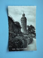 Képeslap (21) - Németország (NDK) - Görlitz - Szent Miklós-torony 1960-as évek - (9x14 cm)