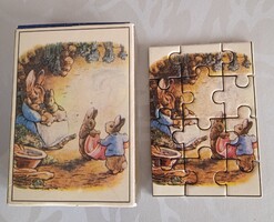 Mini puzzle kirakós játék nyuszi