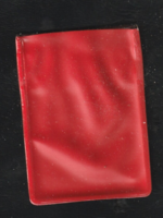 Érme tároló műanyag füles tasak