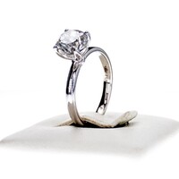 Exkluzív 2,04 ct briliáns gyémánt gyűrű fehéraranyban