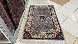 4336 MESESZÉP Hindu Isfahan kézi gyapjú perzsa szőnyeg 80X130CM