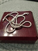 925-ös ezüst, tömör kigyólánc 9,78 gr 50 cm mérethiba miatt eladó.