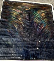 Várady Róbert "Omlás" 1989' 160x140 cm olaj/vászon