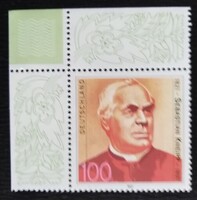 N1925s / Németország 1997 Sebastian Kneipp bélyeg postatiszta ívsarki