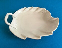 Herendi porcelán, festetlen fehér kínáló tál