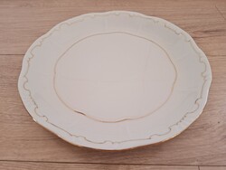 Zsolnay Arany Tollazott Porcelán Nagy Kerek Kínáló Tál