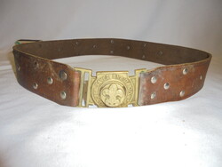 Antik Jugoszláv cserkész öv - Savez Skauta - háború előtti - 87 cm.
