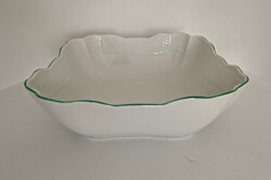 Herendi porcelán,  fehér köretes tál