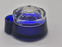 Antik vastag falú üveg tintatartò